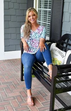 Heimish - ST2157-10 - 71122 Up For Anything Leopard Top TOPS