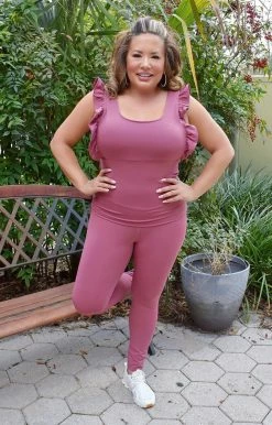 TCEC - CT7741 - 2922 TOPS Key Moments Athletic Tank - Dark Mauve