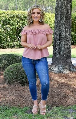 &Merci - MTP9450 - 7122 Take You Back Top - Mauve