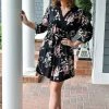 Heimish - ED6111-15 - 71922 Feeling Refreshed Floral Dress - Black