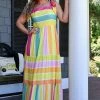Flying Tomato - ID18664-PP - 7222 DRESSES Fancy You Print Maxi Dress - Multi