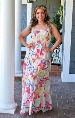 Flying Tomato - ID18662-PP - 32422 Expecting Perfection Floral Maxi Dress - Ivory/Multi 7 Flying Tomato - ID18662-PP - 32422 Expecting Perfection Floral Maxi Dress - Ivory/Multi