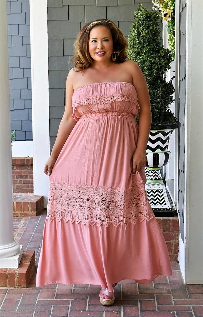 Heimish - WD1004F - 41722 DRESSES Easy To Love Maxi Dress - Rose 4 Heimish - WD1004F - 41722 DRESSES Easy To Love Maxi Dress - Rose