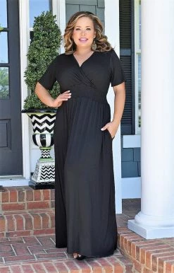 Heimish -BL-SD1311-10 - 42222 Weighing My Options Maxi Dress - Black