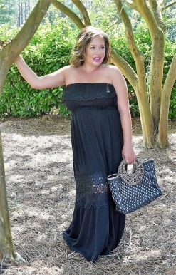 Heimish - WD1004F - 5322 Easy To Love Maxi Dress - Black