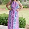 Andree - D10088 - 32022 Getting The Attention Floral Maxi Dress - Multi