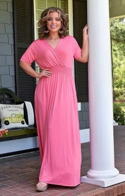 Heimish -BL-SD1311-10 - 41522 Weighing My Options Maxi Dress - Rose