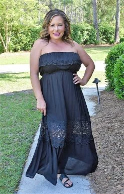 Heimish - WD1004F - 5322 Easy To Love Maxi Dress - Black