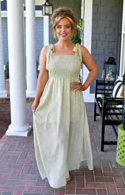 Heimish - WD1064V - 33122 Sincerely Yours Print Maxi Dress - Lime DRESSES