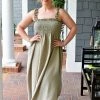 Heimish - WD1003F - 42122 DRESSES Heat Of The Moment Maxi Dress - Light Olive