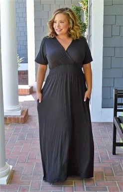 Heimish -BL-SD1311-10 - 42222 Weighing My Options Maxi Dress - Black