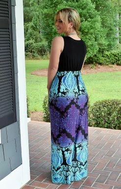 Heimish - SD1027-11 - 71622 DRESSES If I Were Yours Print Maxi Dress - Black/Multi 6 Heimish - SD1027-11 - 71622 DRESSES If I Were Yours Print Maxi Dress - Black/Multi