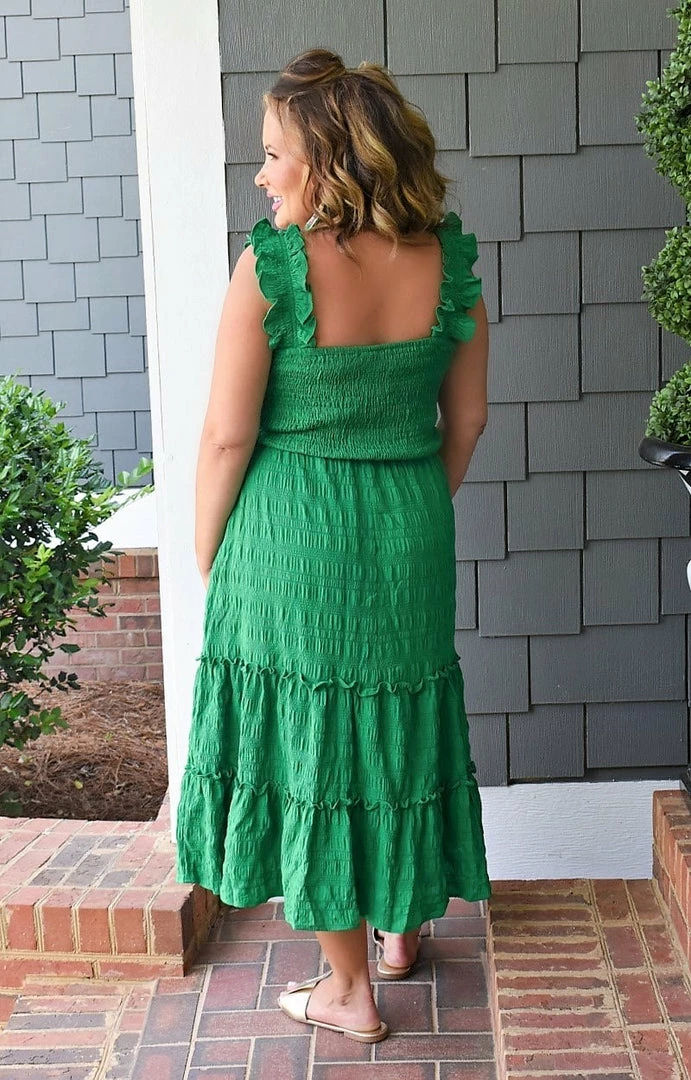 Davi & Dani - DD10600PER - 52122 Living A Dream Dress - Green DRESSES 3 Davi & Dani - DD10600PER - 52122 Living A Dream Dress - Green DRESSES