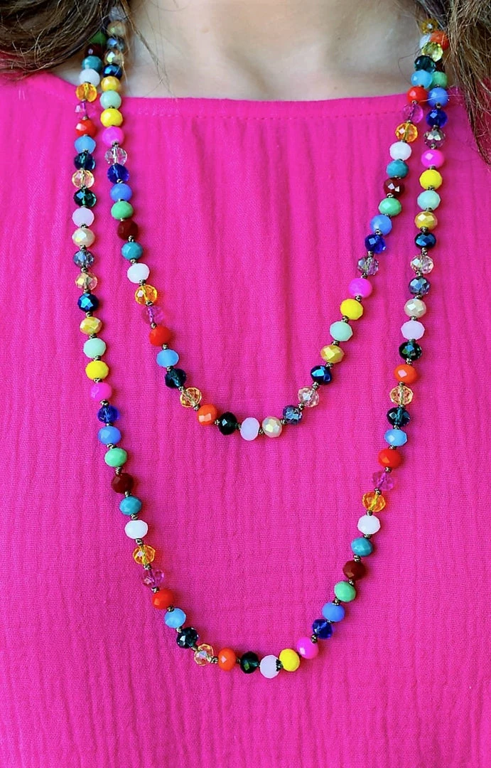 YFW - 72028 - 72122 Let It Go Necklace - Multi 2 YFW - 72028 - 72122 Let It Go Necklace - Multi