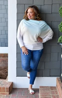 Davi & Dani - DT04438 - 2422 It's Like That Tie Dye Top