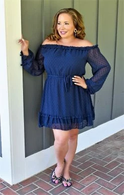 Heimish - HD1121 - 41522 Totally Worth It Dress - Navy DRESSES 7 Heimish - HD1121 - 41522 Totally Worth It Dress - Navy DRESSES