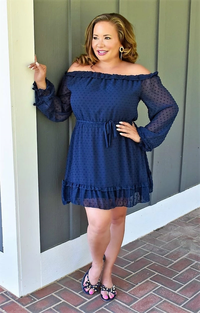 Heimish - HD1121 - 41522 Totally Worth It Dress - Navy DRESSES 4 Heimish - HD1121 - 41522 Totally Worth It Dress - Navy DRESSES