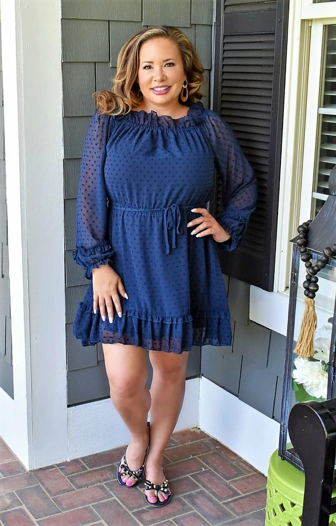 Heimish - HD1121 - 41522 Totally Worth It Dress - Navy DRESSES 2 Heimish - HD1121 - 41522 Totally Worth It Dress - Navy DRESSES