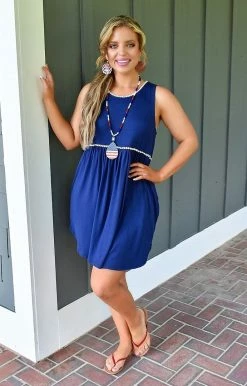 Spin USA - D3795 - 6622 Love The Feeling Dress - Navy 7 Spin USA - D3795 - 6622 Love The Feeling Dress - Navy