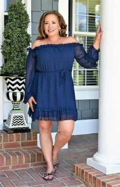 Heimish - HD1121 - 41522 Totally Worth It Dress - Navy DRESSES