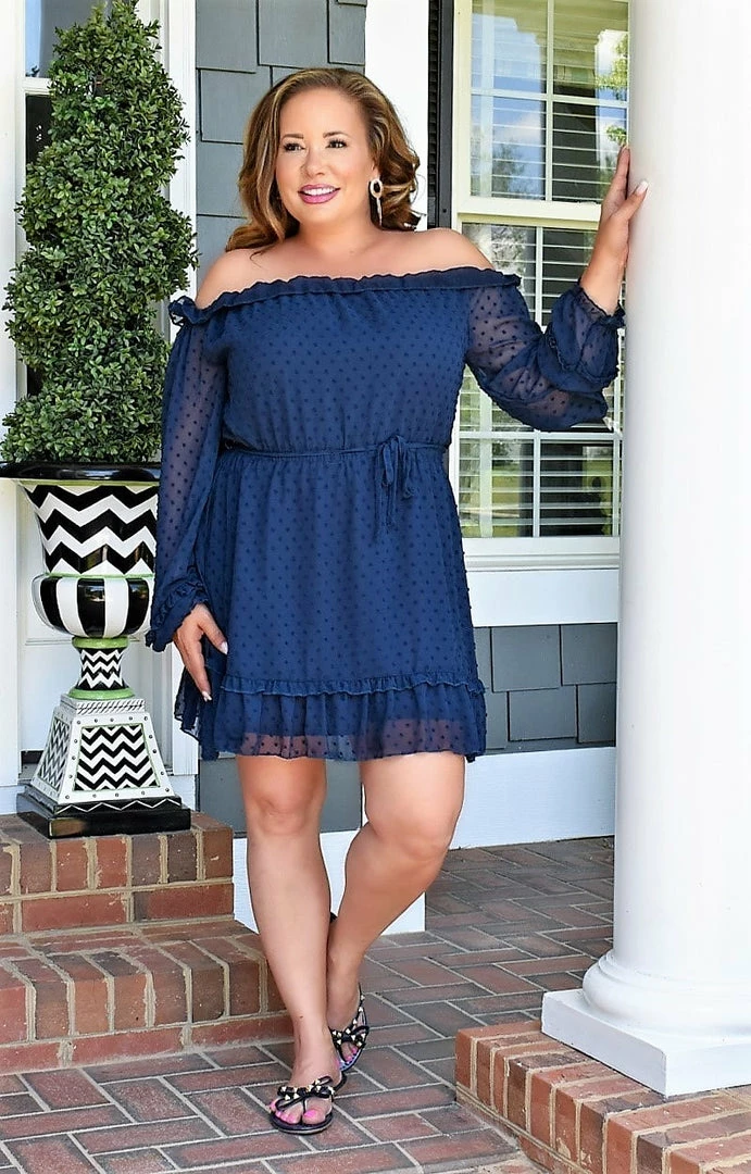 Heimish - HD1121 - 41522 Totally Worth It Dress - Navy DRESSES 1 Heimish - HD1121 - 41522 Totally Worth It Dress - Navy DRESSES