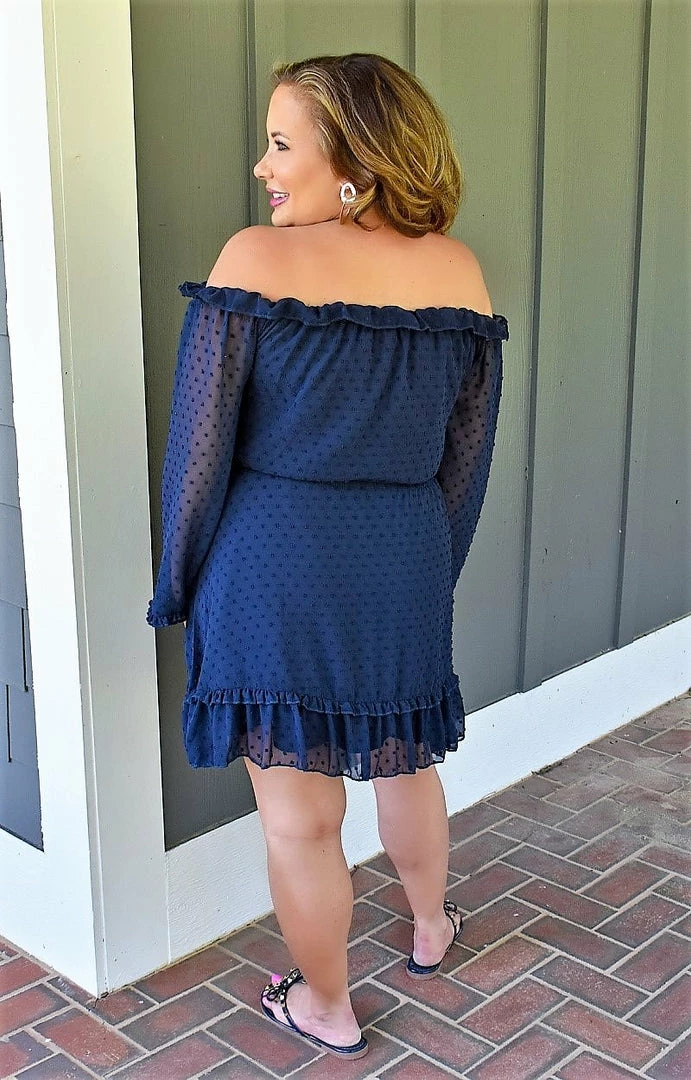 Heimish - HD1121 - 41522 Totally Worth It Dress - Navy DRESSES 3 Heimish - HD1121 - 41522 Totally Worth It Dress - Navy DRESSES