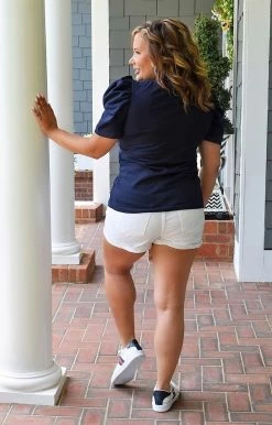 TCEC - CT7863 - 52522 TOPS Busy Weekend Top - Navy