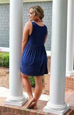 Spin USA - D3795 - 6622 Love The Feeling Dress - Navy 6 Spin USA - D3795 - 6622 Love The Feeling Dress - Navy