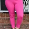 Spin USA - P3102 - 31221 Very Versatile Crop Pants - Hot Pink