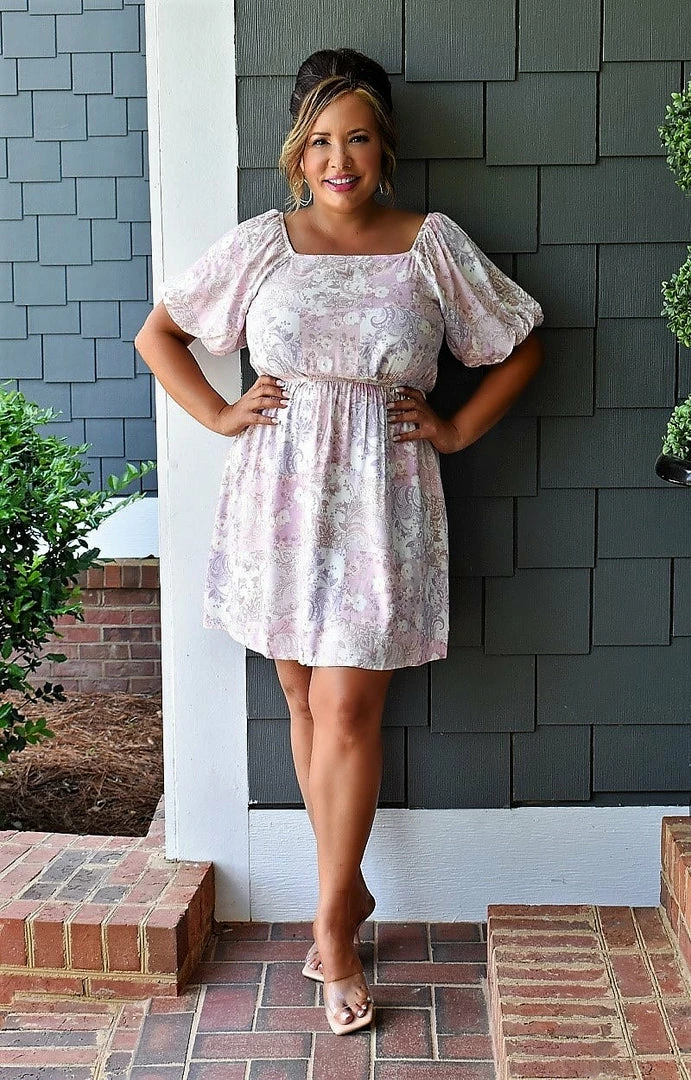 Andree - D10115-PP - 5922 Joyful Days Print Dress - Multi 4 Andree - D10115-PP - 5922 Joyful Days Print Dress - Multi