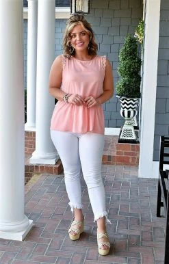 Staccato - 18515B-PP - 22822 Go The Extra Mile Top - Coral