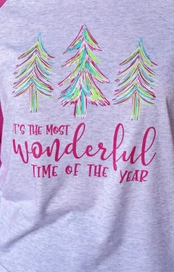 Jane Marie - JM21538T - 12821 Most Wonderful Time Of Year Graphic Tee