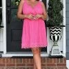 Main Strip - CD51971 - 61722 DRESSES Steal Your Love Dress - Hot Pink