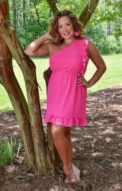 143 Story - DM8890 - 71522 DRESSES Only Good Days Dress - Hot Pink 7 143 Story - DM8890 - 71522 DRESSES Only Good Days Dress - Hot Pink