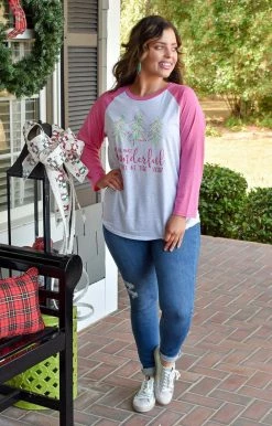 Jane Marie - JM21538T - 12821 Most Wonderful Time Of Year Graphic Tee