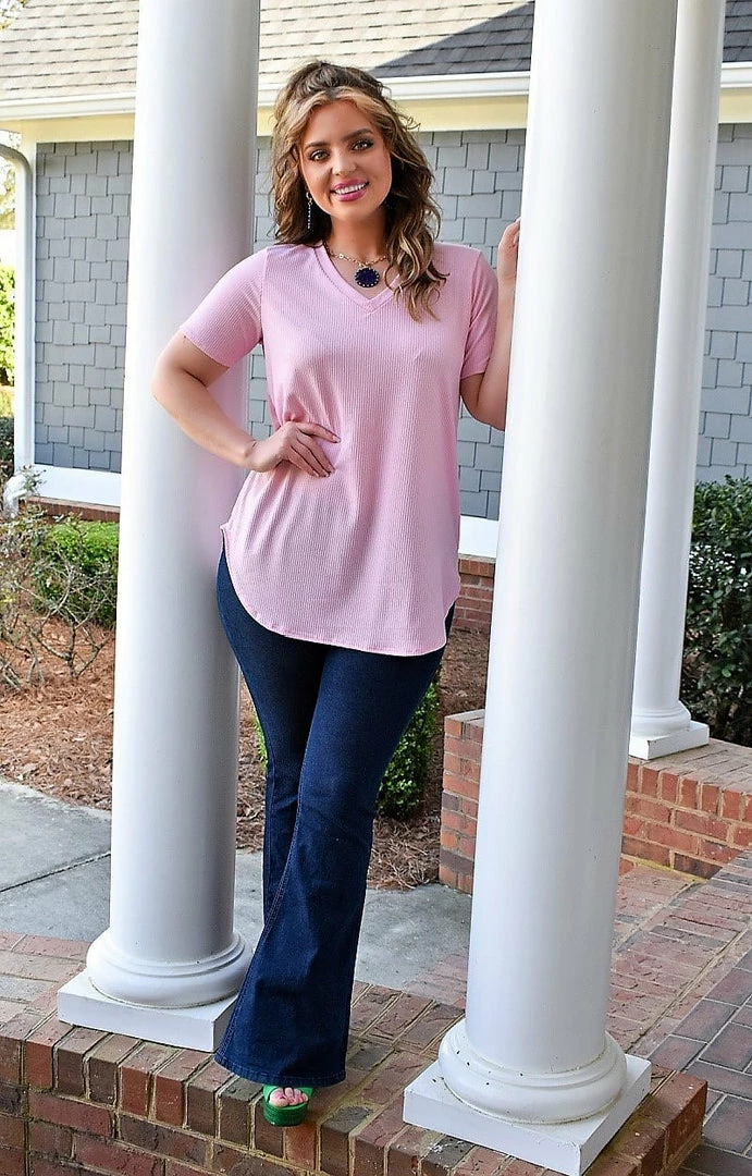 Heimish - BL-ST1565-22 - 3822 TOPS That's Enticing Top - Pink 1 Heimish - BL-ST1565-22 - 3822 TOPS That's Enticing Top - Pink