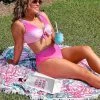 Queen - 143012 - 33022 Beachside In Barbados Two Piece Swimsuit - Pink Ombre