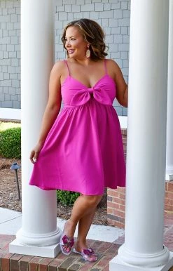TCEC - CD02066 - 4322 Summertime Attitude Dress - Magenta