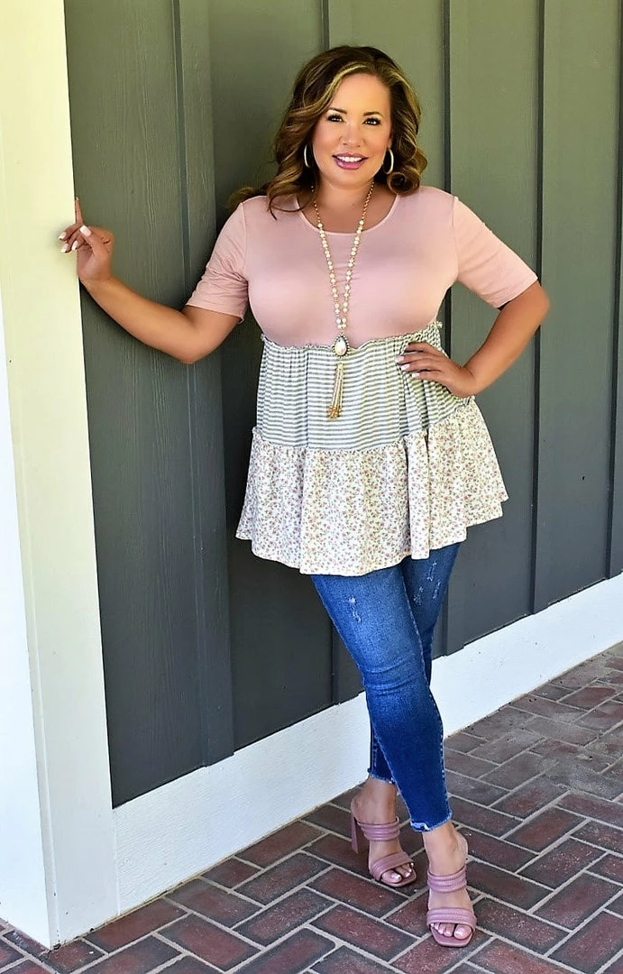 Heimish - ET6623-11 - 42522 Time To Escape Colorblock Top 4 Heimish - ET6623-11 - 42522 Time To Escape Colorblock Top