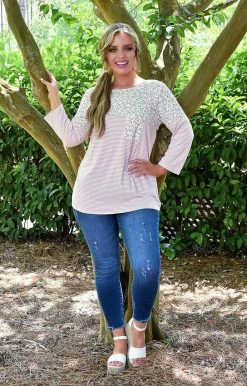 Heimish - ST1118-13 - 61122 TOPS At Your Best Print Top - Pink