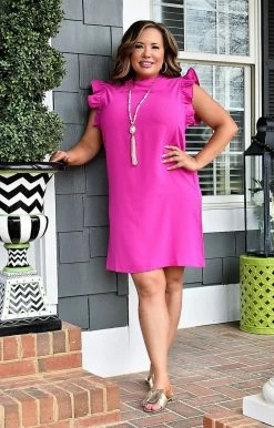 TCEC - CD8830 - 32022 What's More Exciting Dress - Magenta