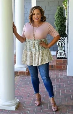 Heimish - ET6623-11 - 42522 Time To Escape Colorblock Top