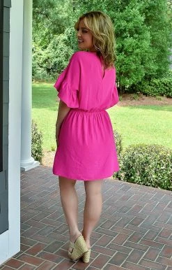 First Love - D11648 - 71822 Stepping Out Dress - Hot Pink