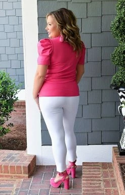 TCEC - CT7863 - 5222 TOPS Busy Weekend Top - Hot Pink