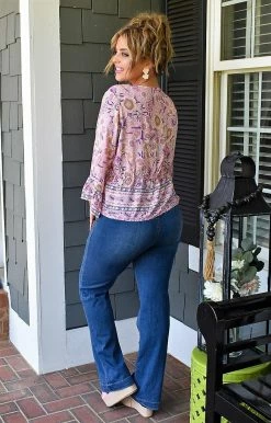 White Birch - T23564XL - 52222 By The Book Floral Top - Pink 6 White Birch - T23564XL - 52222 By The Book Floral Top - Pink