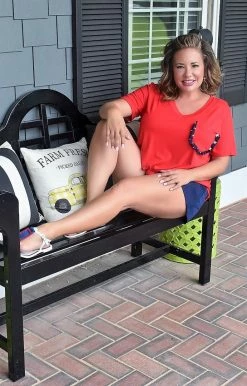 Heimish - ST1999-12 - 52922 American Dream Top - Red