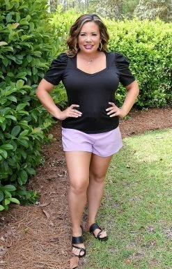 TCEC - CT7863 - 42622 Busy Weekend Top - Black 7 TCEC - CT7863 - 42622 Busy Weekend Top - Black