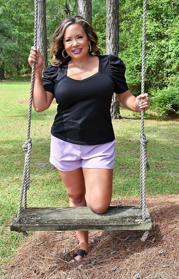 TCEC - CT7863 - 42622 Busy Weekend Top - Black 1 TCEC - CT7863 - 42622 Busy Weekend Top - Black