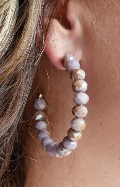 YFW - 73940 - 52922 Let Me Explain Earrings - Lavender