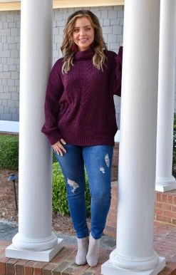 Staccato - 53137PP - 11422 Looking Fabulous Sweater - Plum